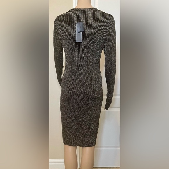 BCBG Max Azria Macki Metallic Dress, Size M - Picture 6 of 9